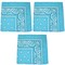 3 Pack Paisley Cotton Bandanas Classic Western Style Headwear